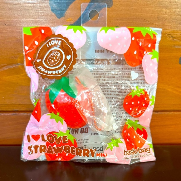 Strawberry Squishy Stress Relief Sensory Toy - Picture 1 of 3
